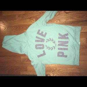 pink sweatshirt