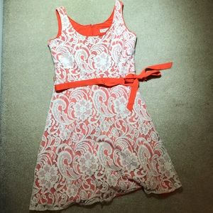 Burnt Orange Dress Barn Dress