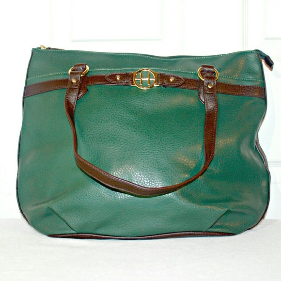 Tommy Hilfiger Forest Green Tote