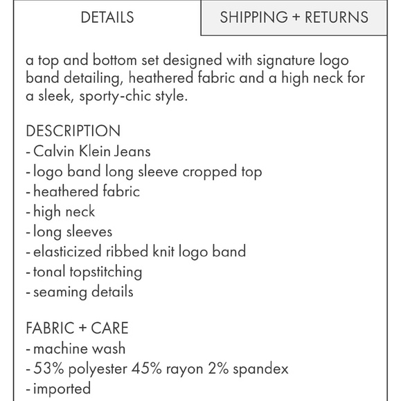 LAST ONE Logo band long sleeve cropped top - Picture 3 of 4