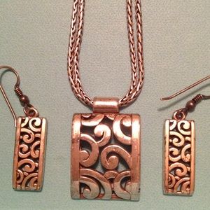 Brighton necklace + free matching earrings