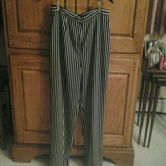 Slacks  black and tan stripes