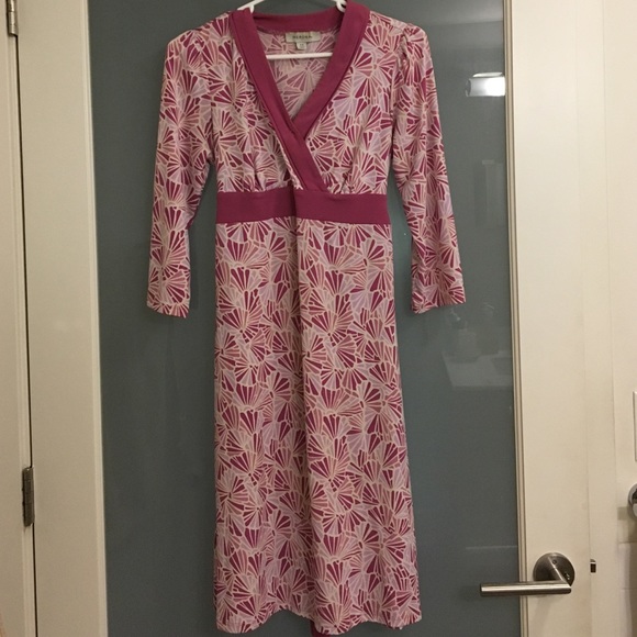 Pink Print Office dress