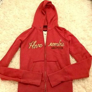 Maroon Abercrombie jacket