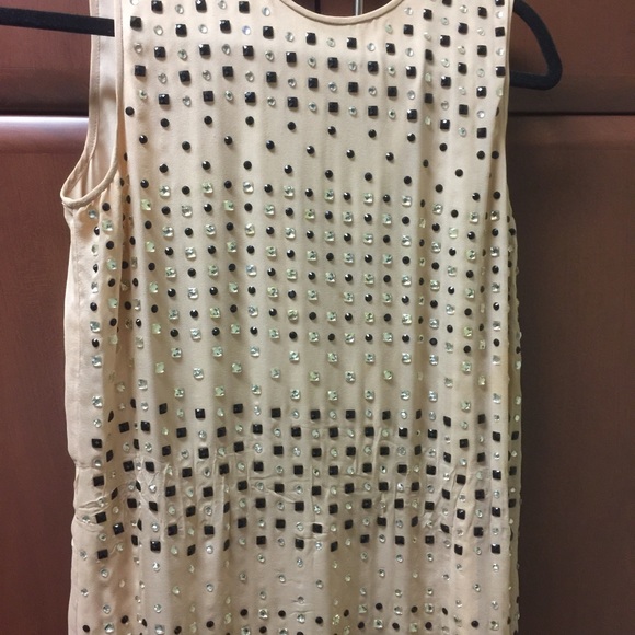 DVF silk beaded sequined top - Picture 1 of 3