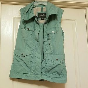 Teal outdoor vest