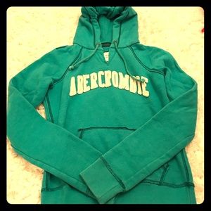 Green Abercrombie hoodie