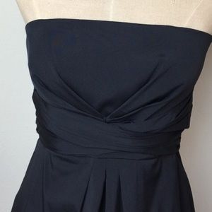 White House Black Market Black Strapless Dress