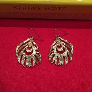 Kendra Scott Feather Earrings