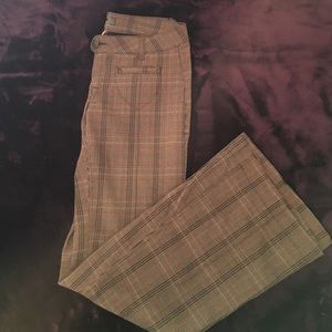 Vintage 70s Plaid Flare Pants