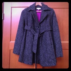 💟 Sold 💟 Liz Lange belted maternity coat - xs