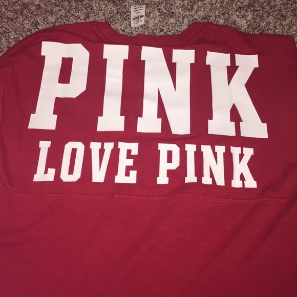 Pink long sleeve campus crew - Picture 2 of 3
