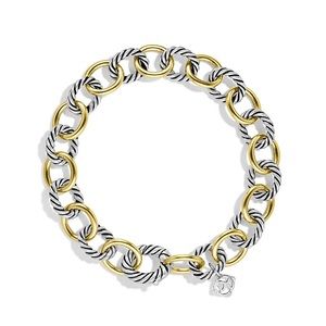 David Yurman Sterling and 18K yellow gold Bracelet