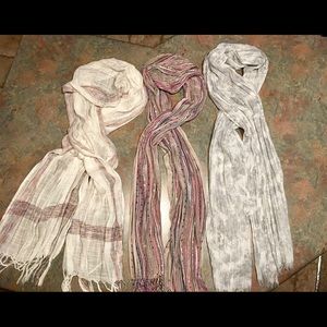 (3) Maurice's Brand Scarves