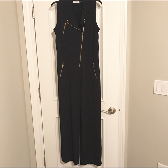 Calvin Klein Belted Jumpsuit