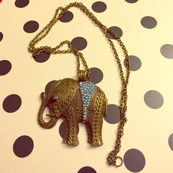 $10 or 3/$20 Bronze Elephant Necklace! - Picture 1 of 4