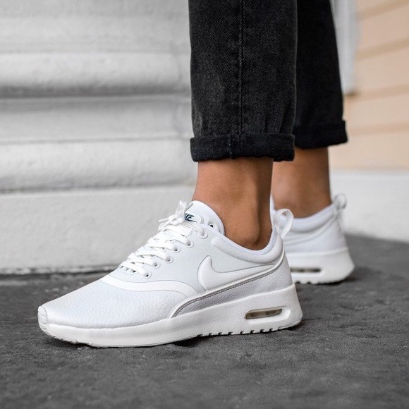 Nike Shoes - Nike White Air Max Thea Ultra Premium Sneakers
