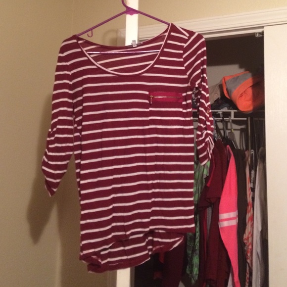 Burgundy Pocket shirt - Picture 1 of 2