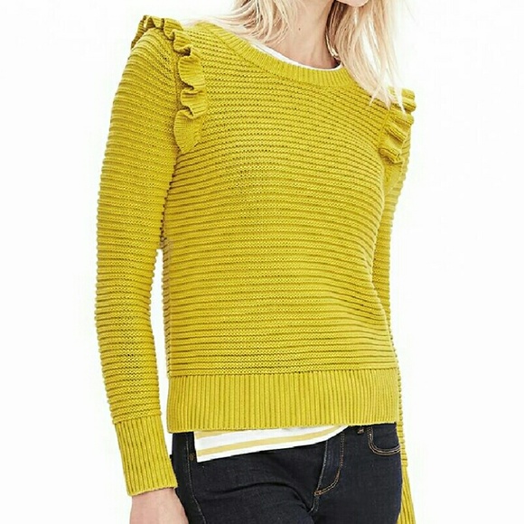 Banana Republic Ruffle Sweater