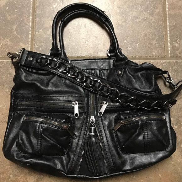 bebe Handbags - Black Leather Bebe Purse