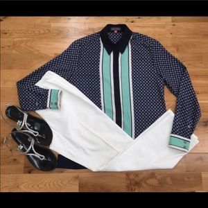 SOLD White Ann Taylor Stretch Ankle Pants 2P