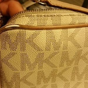 White Michael Kors purse