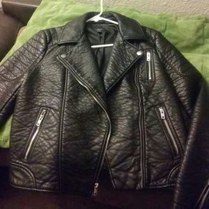 American Eagle Faux Leather Moto Jacket