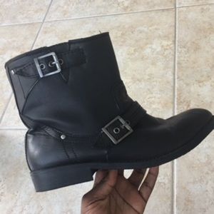 Biker Style Ankle Boots