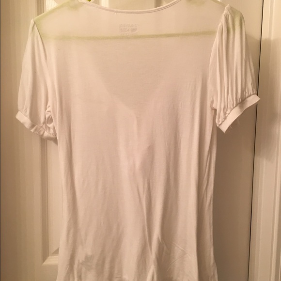 White Ruffle Top - Picture 3 of 3