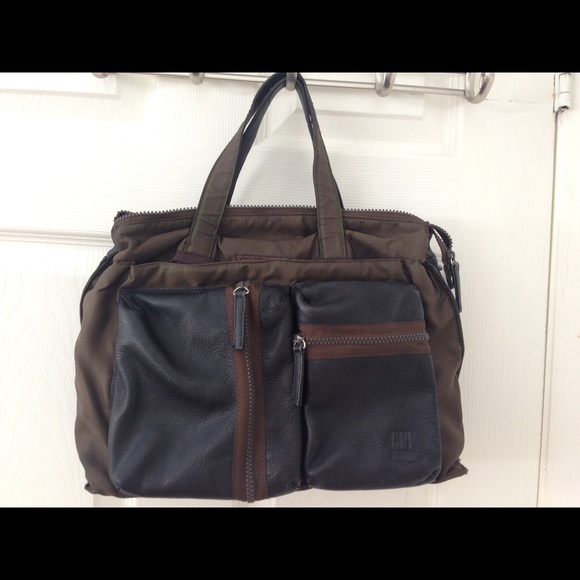 Gianfranco Ferré leather and vinyl shoulder  bag - Picture 1 of 3