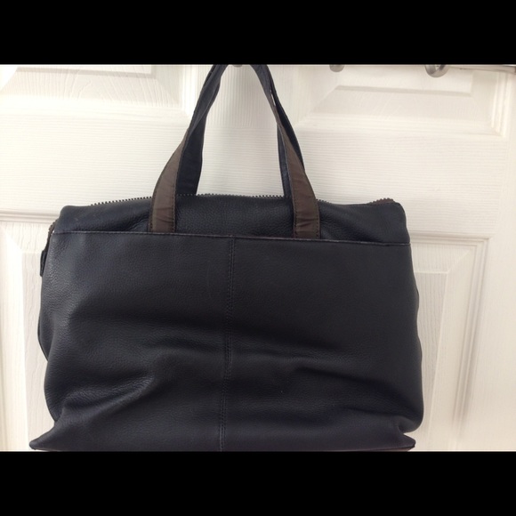 Gianfranco Ferré leather and vinyl shoulder  bag - Picture 2 of 3