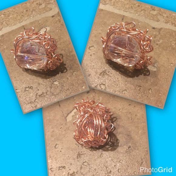 ❣️Rose Gold Crystal Ring - Picture 3 of 8