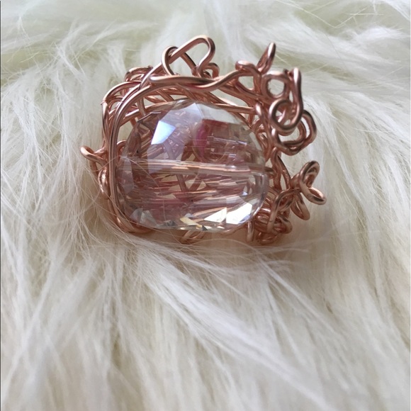 ❣️Rose Gold Crystal Ring - Picture 6 of 8