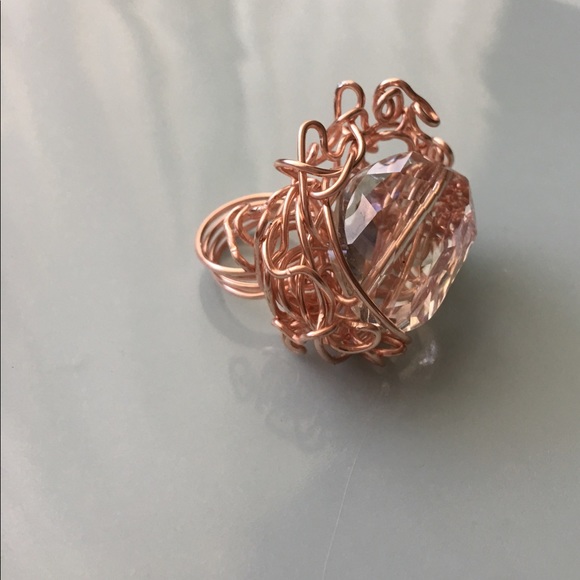 ❣️Rose Gold Crystal Ring - Picture 8 of 8