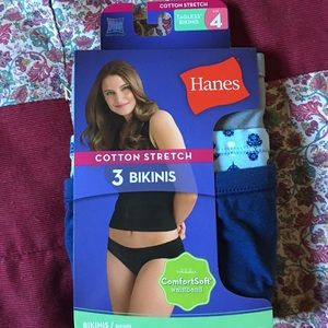 Three Soft Hanes Panties