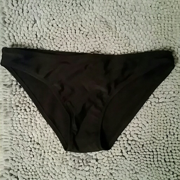 Cupshe Black Swim Bikini Bottoms: Size Medium