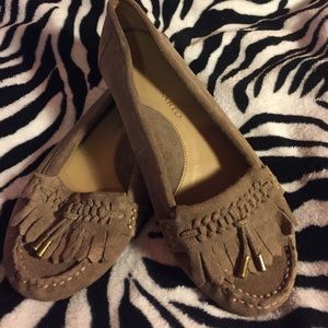 Franco Sarto suede flats