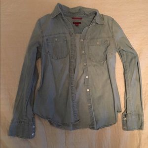 Target size women's Small 100% cotton button up