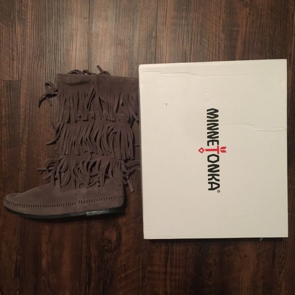 Minnetonka Fringe Boots