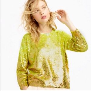 J.crew sequin sweater xsmall