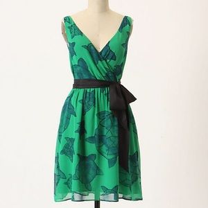 Antropologie Turtle print dress