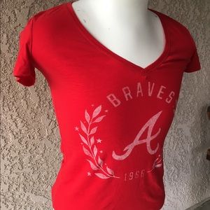 VIctoria Secret VS PINK Atlanta Braves T Shirt S