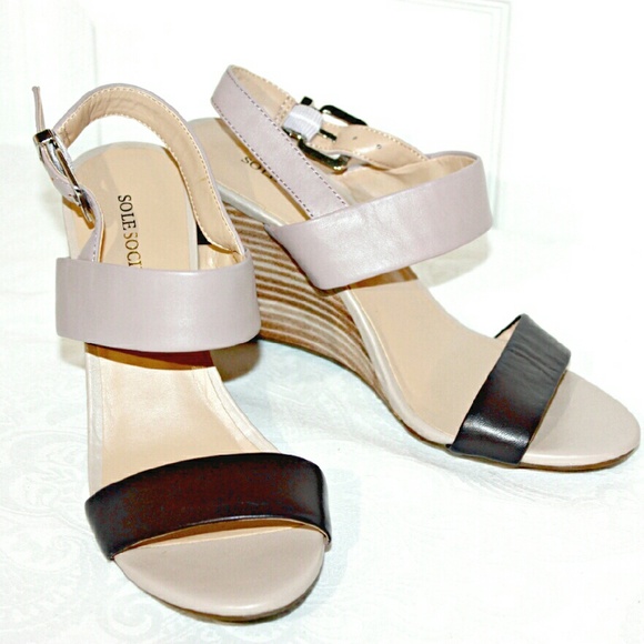 Sole Society Colorblock Wedge