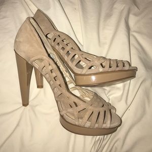 Nude heels for a night out!
