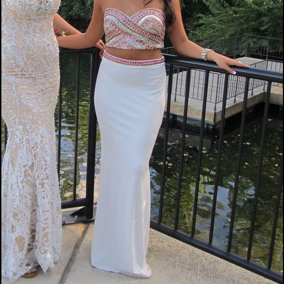 2 piece prom dress - Picture 1 of 4