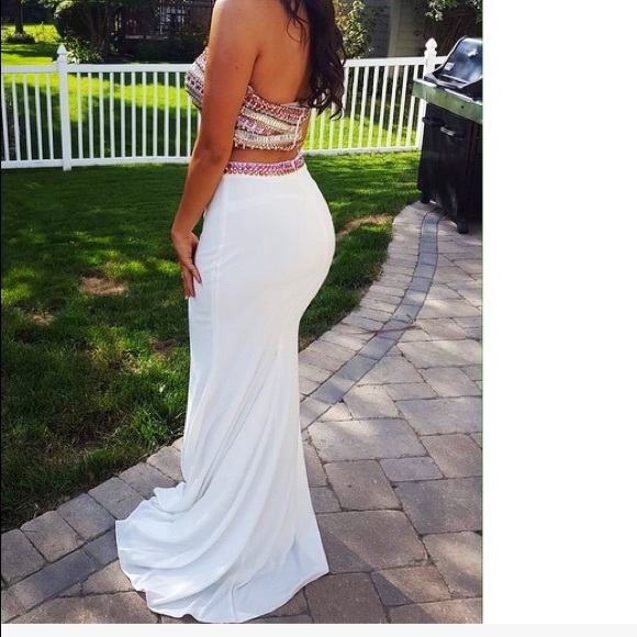 2 piece prom dress - Picture 2 of 4