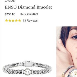 Lago Enso diamond bracelet