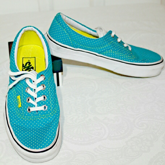 Neon Polka Dot Vans