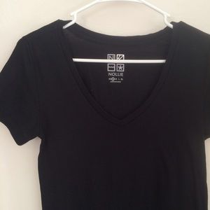 Black v-neck