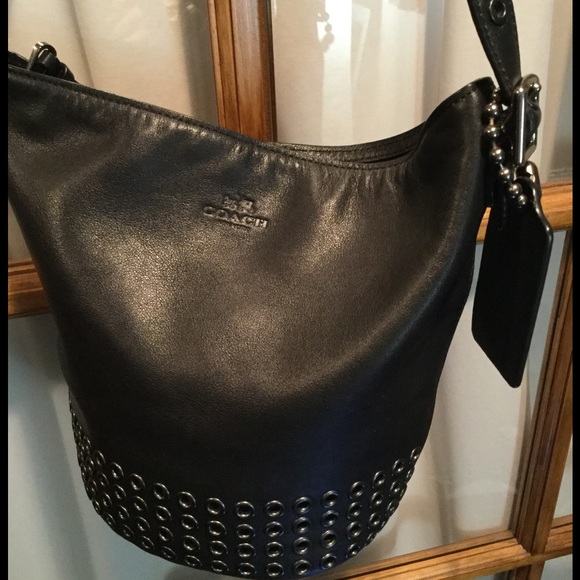 Coach Bleecker Grommet Mini Leather Duffel